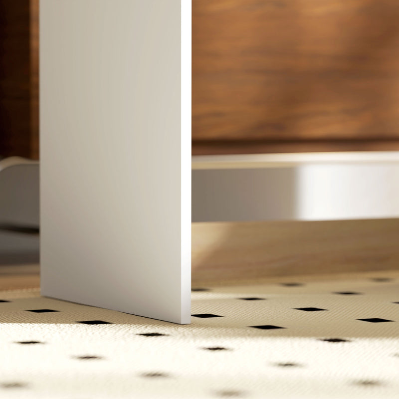 Compact Oak Computer Desk with Keyboard Tray and Drawer for Home Office by HOMCOM