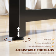 Industrial L Shaped Corner Computer Desk with Built In Bookshelf for Home Office Study Rustic Brown