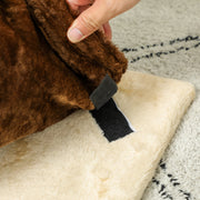 Small Cat Tree with Scratching Post Bed Tunnel and Toy Ball Dark Brown by PawHut