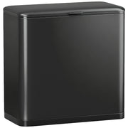 8L Hanging Kitchen Bin with Lid and Removable Bucket for Cabinets or Under Sink Grey AOSOM