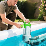 1100W Electric Submersible Water Pump with Float Switch for Ponds and Drainage Green AOSOM