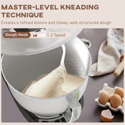 1300W Kitchen Stand Mixer with Accessories Black by HOMCOM