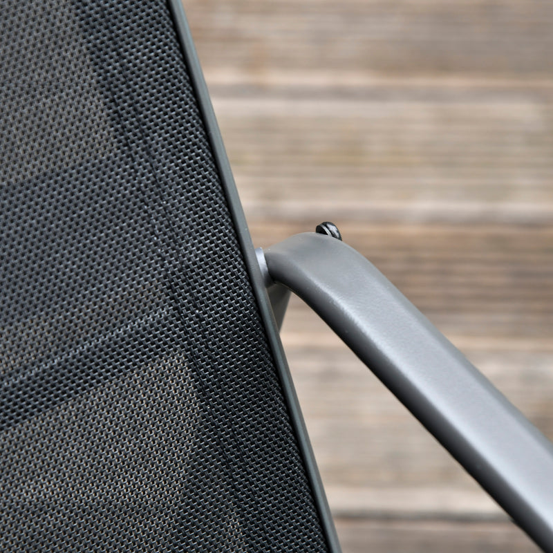 Black 4 Seater Garden Sofa Set with Cushions for Stylish Outdoor Relaxing