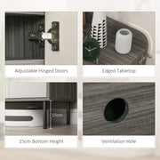 Modern 12 Pair Shoe Storage Cabinet With Drawers Ideal For Hallway or Bedroom Grey White