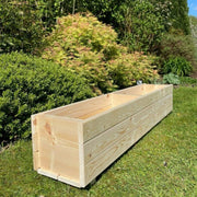 Extra Large 4ft Wooden Garden Planter Patio Box EBay