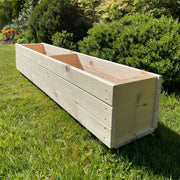 Extra Large 4ft Wooden Garden Planter Patio Box EBay