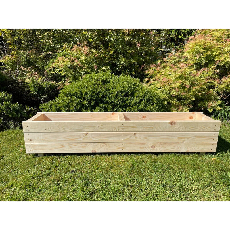 Extra Large 4ft Wooden Garden Planter Patio Box EBay