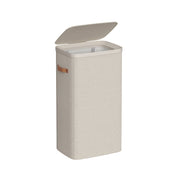 Songmics 100L laundry basket with lid and handles, Cappuccino Beige, studio shot