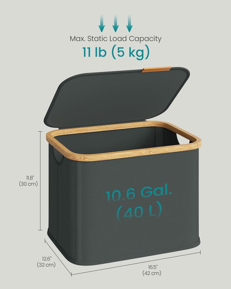 Dimension diagram showing 42 cm width, 32 cm depth, 30 cm height and 40 L capacity