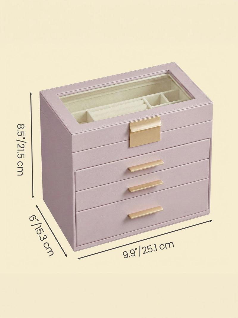 Size diagram giving the box as 25.1 cm wide, 15.3 cm deep and 21.5 cm high