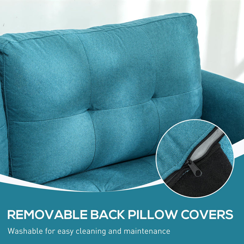 Close-up of the zip fastening on a removable, washable back pillow cover