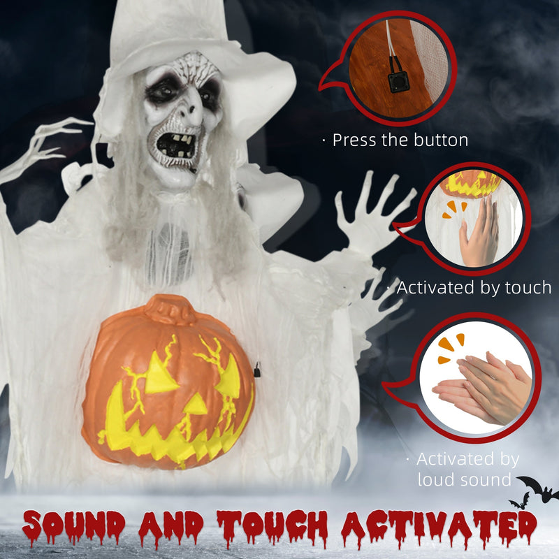 White witch showing button, touch and loud-sound activation