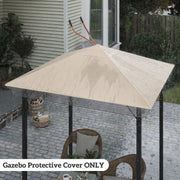 Gazebo Rain Cover Waterproof Shelter for 2 x 2 Metre Outdoor Use Clear Outsunny