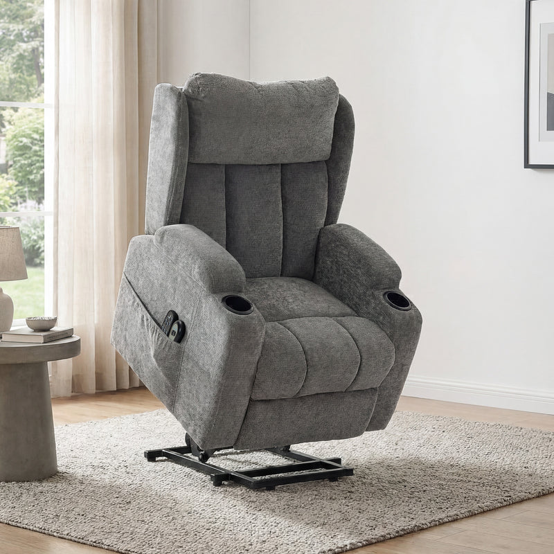 Power Lift Recliner Chair with Massage and Heat for Easy Standing and Daily Comfort