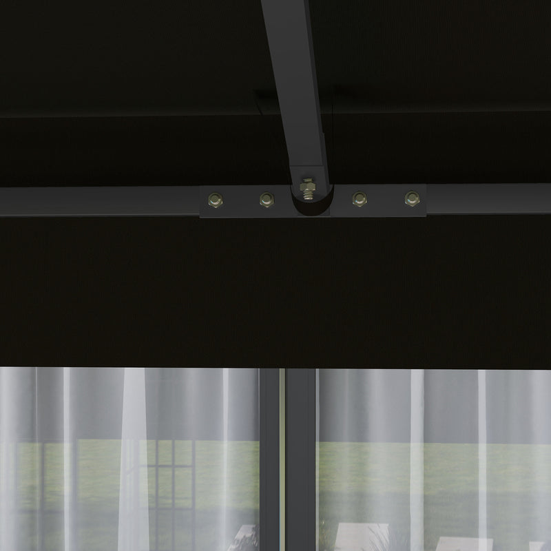 Black 3 x 3m Gazebo Top Replacement by Outsunny