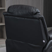 Electric Riser Recliner Armchair With Remote for Elderly Comfort and Support Black