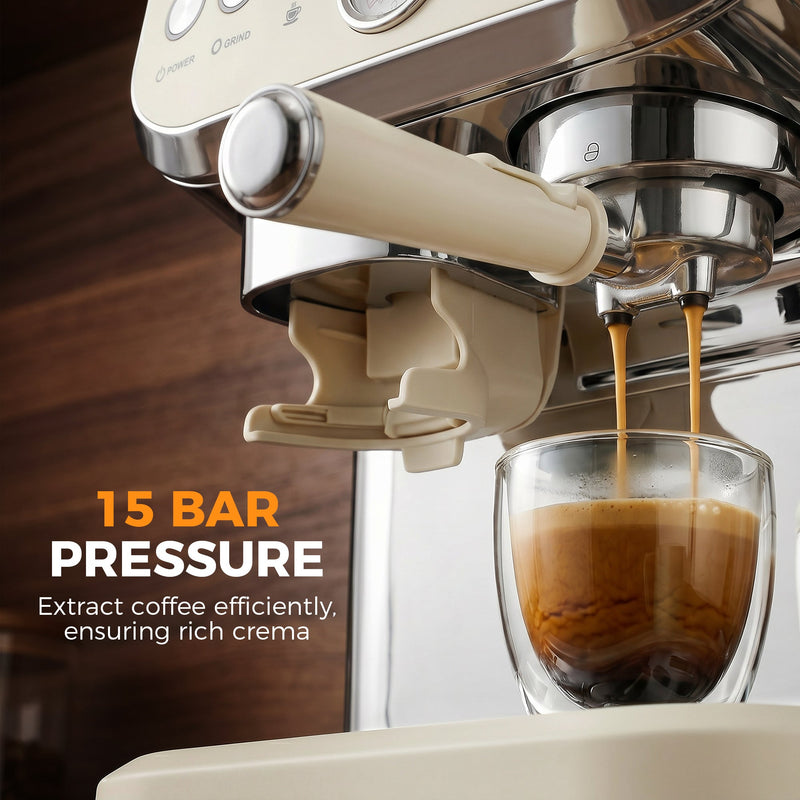 Coffee Machine Cream White - detail 4