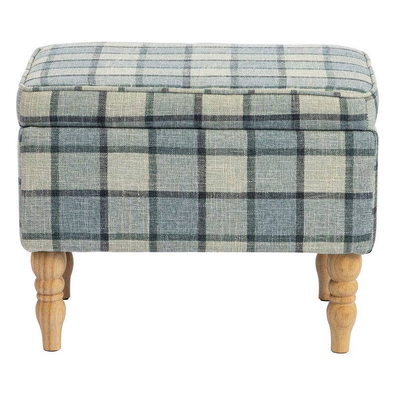 Storage Ottoman with Flip-Top Tray and Hidden Lounge Storage