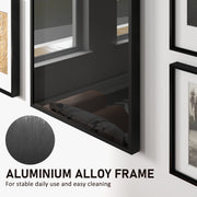 Black 60 x 80cm Shirt Display Frame with Inner Hook and Hanger by HOMCOM