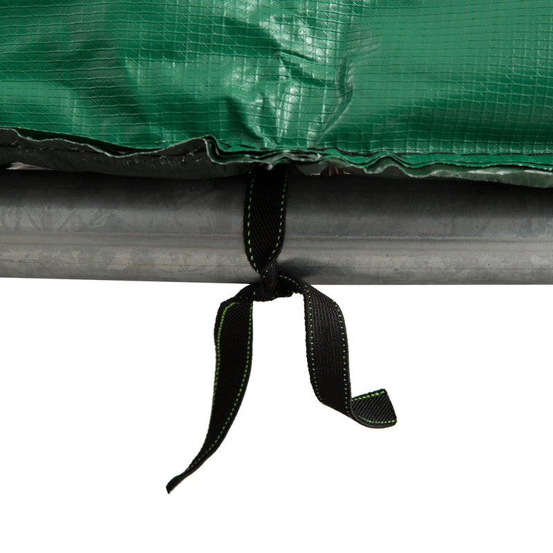 Trampoline Safety Pad for 8ft Round Trampolines Prevents Bumps and Scrapes Green