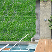 Green 3 x 1m Artificial Leaf Wall Garden Privacy Screen by Outsunny