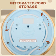 3kW Rapid Boil Electric Kettle With Honeycomb Design Ideal For Quick Brewing, Light Blue