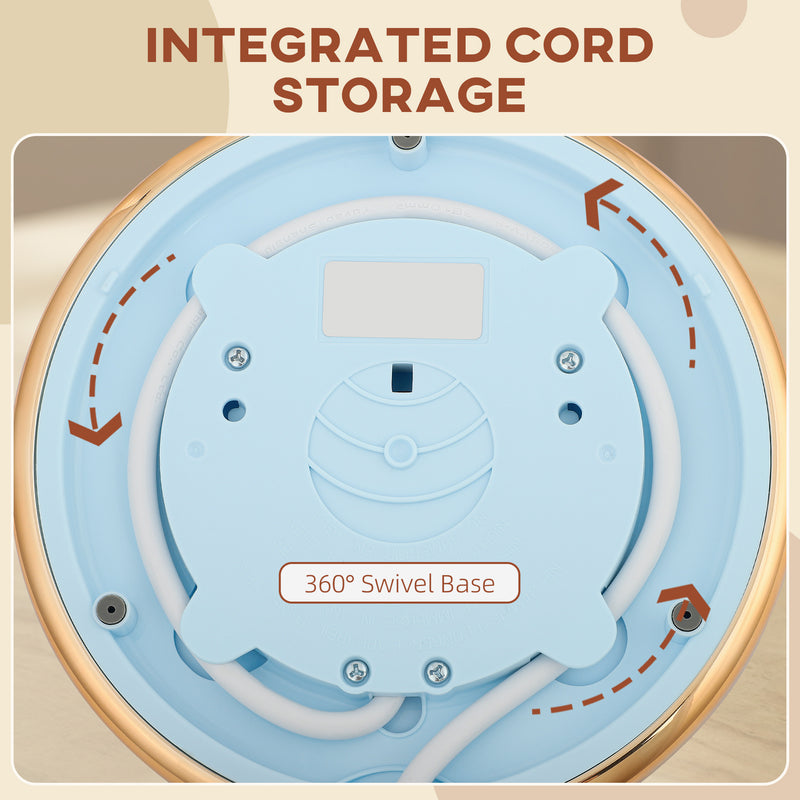 3kW Rapid Boil Electric Kettle With Honeycomb Design Ideal For Quick Brewing, Light Blue