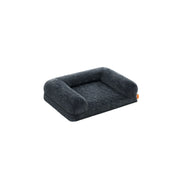 Feandrea medium dark grey dog sofa bed, studio shot showing the raised sides