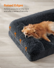Close-up of the plush cover texture