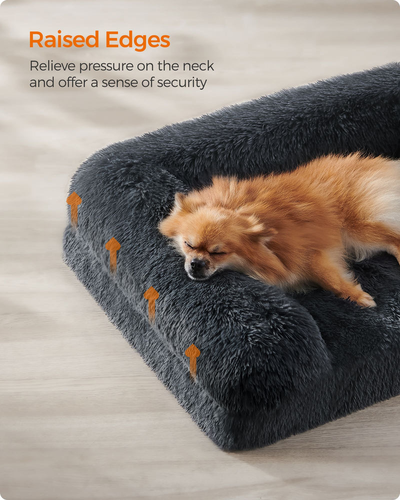 Close-up of the plush cover texture