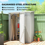 Galvanised steel structure panel listing rain, snow and rust protection