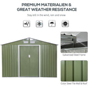 Weather resistance panel with galvanised frame and colour steel wall close-ups
