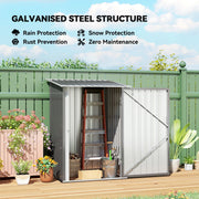 Galvanised steel structure feature panel listing rain, snow and rust protection
