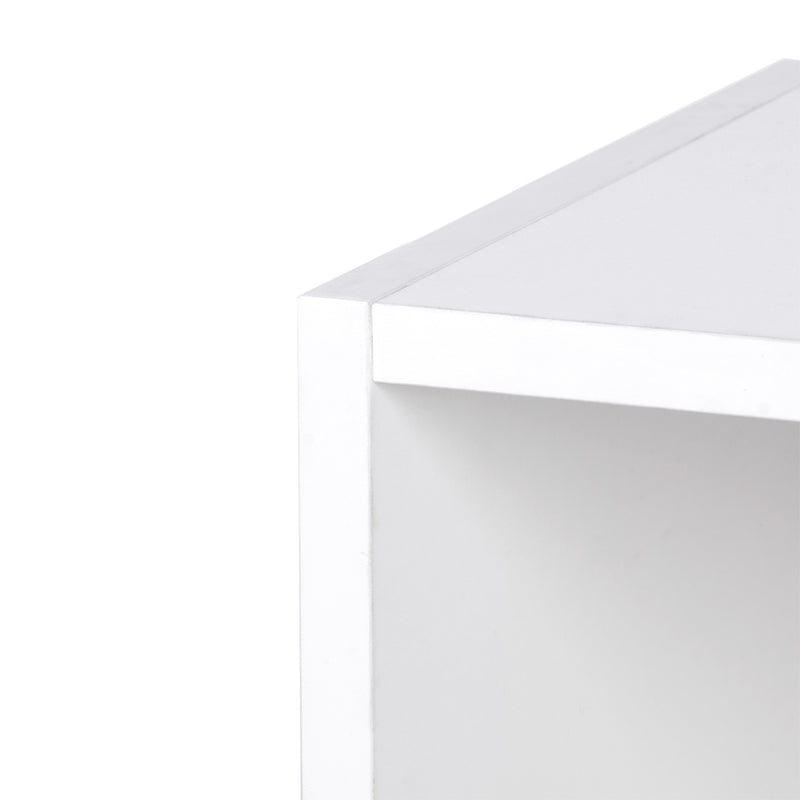 White Wall Mounted Coat Rack With Hooks And Shelf For Hallway Storage And Organisation