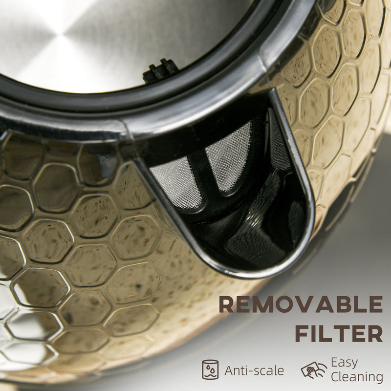 Honeycomb Kettle, Black