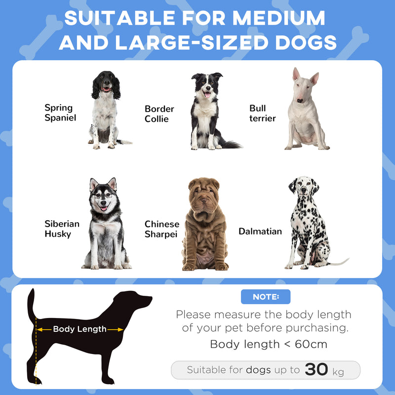 Elevated Cooling Pet Bed With Breathable Mesh For Medium And Large Dogs Dark Blue