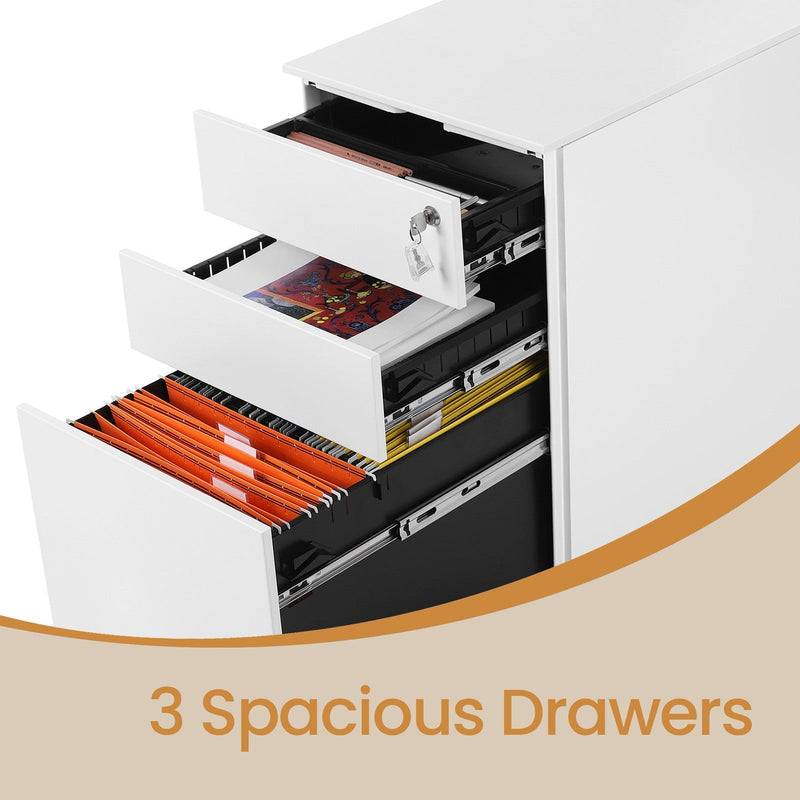 File cabinet dimensions diagram, 52 x 39 x 60 cm
