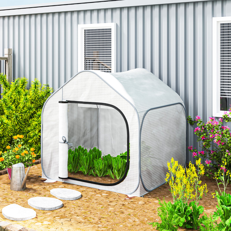 Buy Outsunny Mini Pop Up Greenhouse 150x148cm Grow Tent