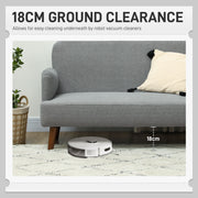 Grey Velvet 2 Seater Sofa with Thick Padding and Wooden Legs by HOMCOM