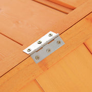 Wooden Chicken Coop with Nesting Box and Openable Roof for Up to 8 Hens Natural Wood