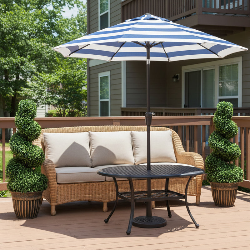 Set of 2 Spiral Boxwood Topiary Trees with Pots for Indoor or Outdoor Use 90cm Green