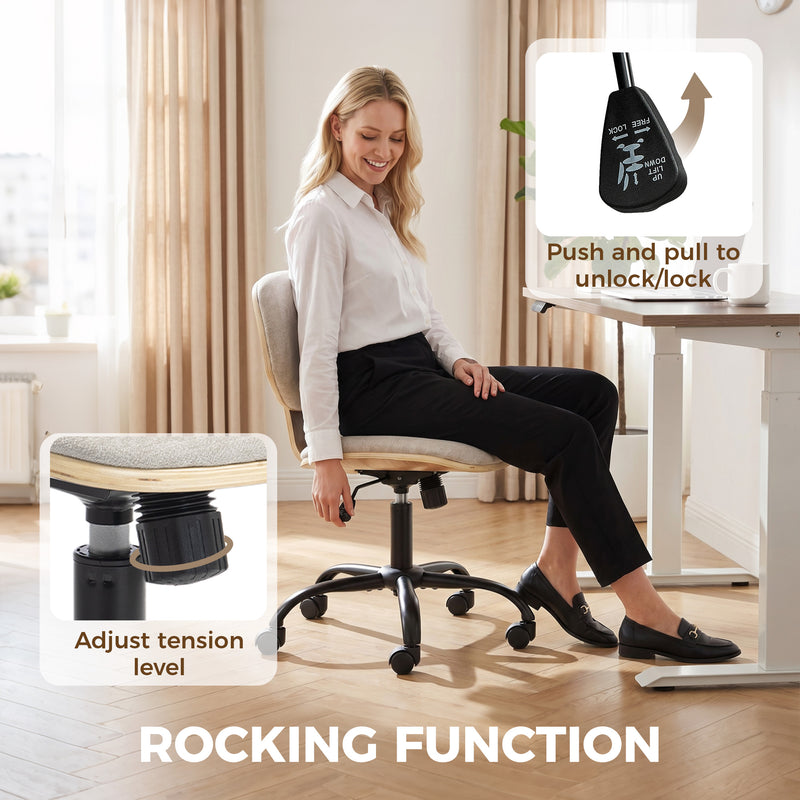 Ergonomic Office Chair for Comfortable Home Working with Adjustable Height