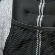 5kg Weighted Running Vest With Adjustable Straps and Reflective Safety Strips Grey AOSOM