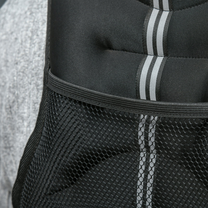 5kg Weighted Running Vest With Adjustable Straps and Reflective Safety Strips Grey AOSOM