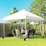 Pop Up Garden Gazebo with UPF50+ Plus Sun Protection and Easy to Setup, 3 x 3 m Outsunny