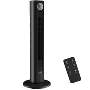 Tower Fan for Quiet Energy Efficient Cooling with 12 Speeds and Slim Design Black AOSOM