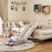 Kids Slide with Extra Long Design for Bed or Sofa Easy to Assemble and Store, Grey