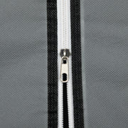 Dark Grey Fabric Portable Wardrobe With Hanging Rail and Storage Drawers by HOMCOM