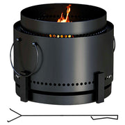 Smokeless Portable Fire Pit With Ash Catcher For Garden Camping And Outdoor Use
