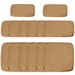 14 Piece Outdoor Cushion Set Beige Weather Resistant by Outsunny